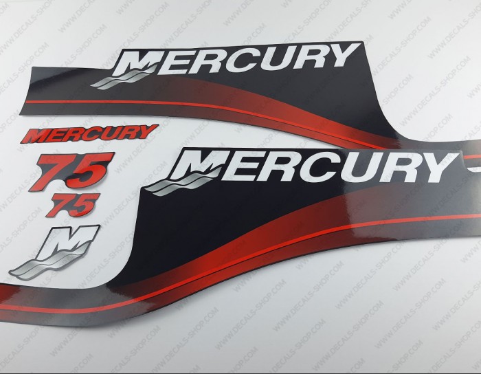 Mercury 75HP ELPTO Two Stroke 1999-2006 Outboard Decal Kit